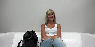 Karen went to a porn video casting to at least get a proper fuck for free