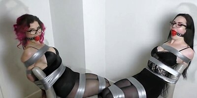 Ultra-Hard Bind & Gag Up Challenge!