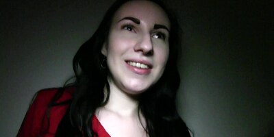 Candy gets screwed in the dark in a POV video