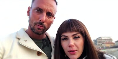 Tattooed man is fucking Valentina Nappi better than her partner, in the middle of the day