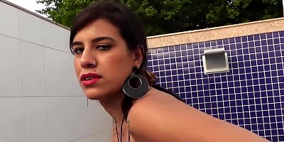 Aline Rios toda gostosa fodendo no pelo com moreno dotado. - TopSexoBR001