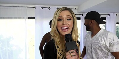 Kali Interracial Blow bang