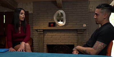 Vienna Black is an insatiable brunette who likes rough sex, in the middle of the night