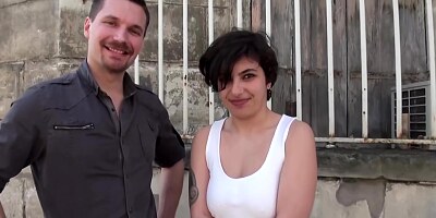 Anastasia is a dirty minded, French brunette who likes to fuck guys in the nature