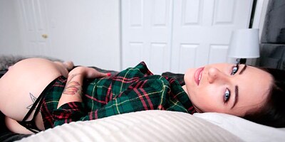 Sensual teen with small tits Lacey Channing fucked by a huge boner