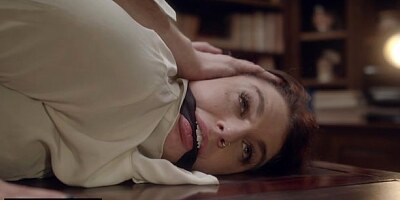 Anal passion with a pretty slutty brunette model Ivy Lebelle