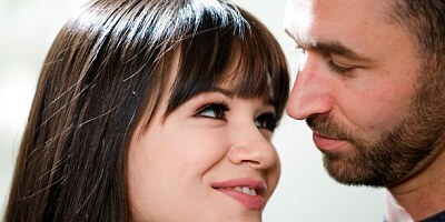 Awesome brunette model Alison Rey gets impaled by a long dick