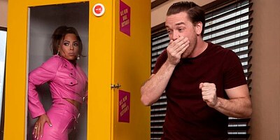 Good-looking busty model Luna Star screwed in the cowgirl pose