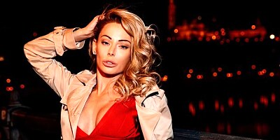 Awesome tattooed model Isabelle Deltore impaled in the bedroom