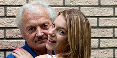 Spicy young hottie Bernice fucked by a pretty hard old dick
