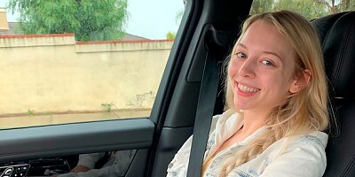 Good-looking blonde Lily Larimar fucks with a horny athlete