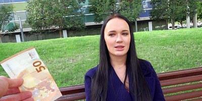 Shameless young cutie Sasha Sparrow feels his massive dick