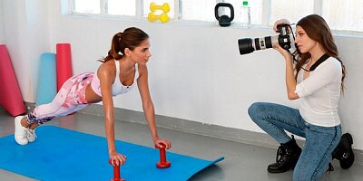 Angels Baby Nicols and Talia Mint have amazing sex on the sofa