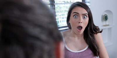 Awesome fake-boobed angel Ashly Anderson impaled in the bed