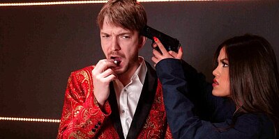 Rough interracial session with a sensual Asian Kendra Spade