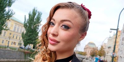 Big-boobed tattooed slut Misha Maver roughly fucked by two guys