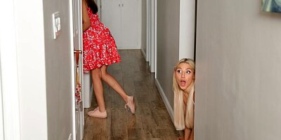 Gorgeous chick with huge ass Abella Danger jumps on a big dick