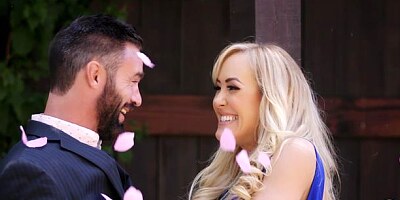 Stunning brunette Brandi Love is getting screwed in the bedroom