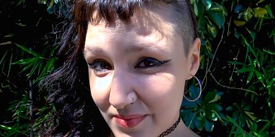 Asian angel with tattoos Luna Rubin takes a big black dick