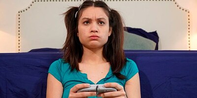 Gorgeous brunette Liv Wild is sucking his tasty boner with passion