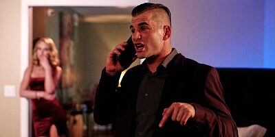 Glamorous hottie with round booty Daisy Stone impaled in the doggy style