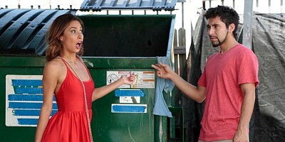 Elegant mademoiselle Jade Jantzen fucks with a very poor guy