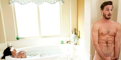 MILF with impressively big boobs Kailani Kai screwed in the cowgirl pose