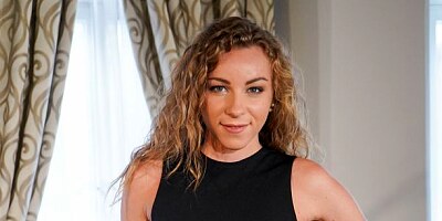 Kinky miniature chick Angel Emily impaled in the cowgirl pose