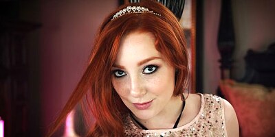 Redhead cutie Amber Addis screwed in the missionary pose