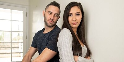 Young girl with massive tits Gianna Dior screwed on the sofa