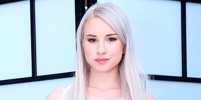 Beautiful blonde angel Alice Klay deserves a huge boner