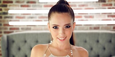 Gorgeous small-tit chick Brooke Haze is getting fucked by a BBC