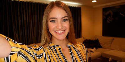 Sensual hottie Kenzie Madison screwed in the doggy style pose