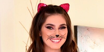 Sex-addicted brunette Gianna Gem gets fucked by a massive boner