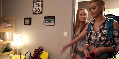 Sensual hotties Cherry Kiss and Kaisa Nord are having a gorgeous morning