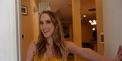 Sex-loving hottie Cadence Lux fucked by a very huge boner