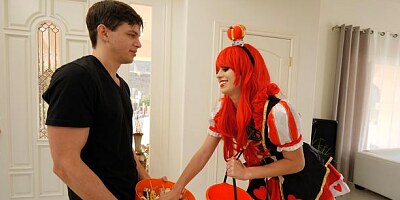 Sensual redhead girlfriend Jill Kassidy impaled by a long boner