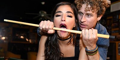 Emily Willis is getting a nice interracial gift in the local bar