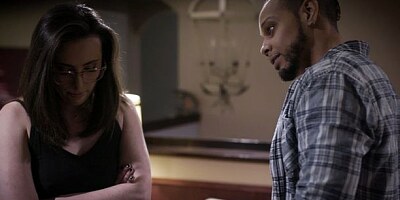 Dark-haired hottie Casey Calvert fucked in the doggy style pose