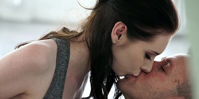 Impressive European teenage darling gets a big Hungarian pecker