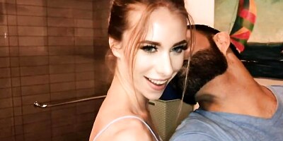 An innocent young gf Anya Olsen craves his massive black boner