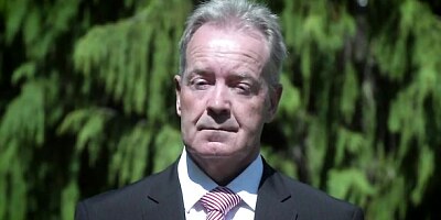 Gorgeous brunette Gina Ferocious gives a sweet blowjob for an old man