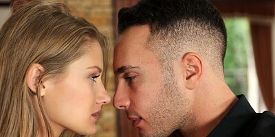 Small-tit angel in stockings Tiffany Tatum cheats on her hubby