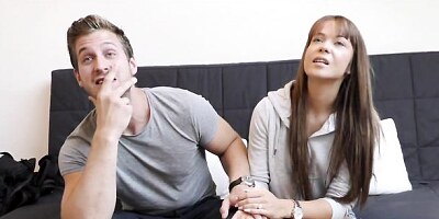 Lovely casting girl demonstrates her skills for a horny agent