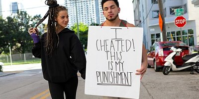 Teen with gorgeous big bottom Sloan Harper penetrated by a massive dick