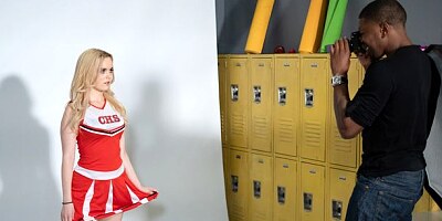 Sweet blonde hottie River Fox screwed hard in the cowgirl pose