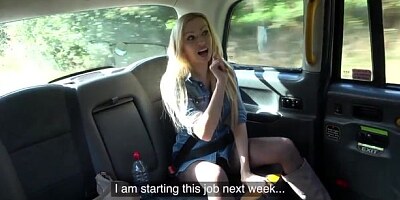 Lusty doll with big ass Amber Jayne fucks with a fake driver