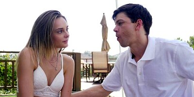 Gorgeous outdoor sex with a small-tit young angel Aften Opal