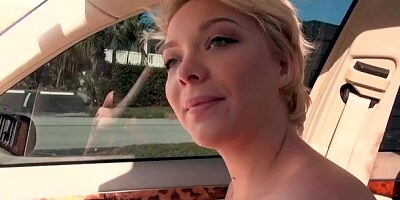 Small-tit tattooed blonde Aurora Winters impaled in the missionary pose