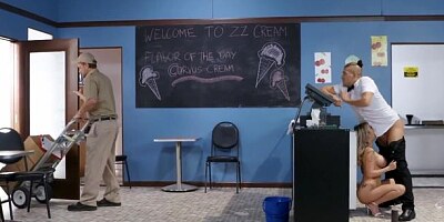 Beautiful big-boobed blonde Kat Dior fucked good in the ass